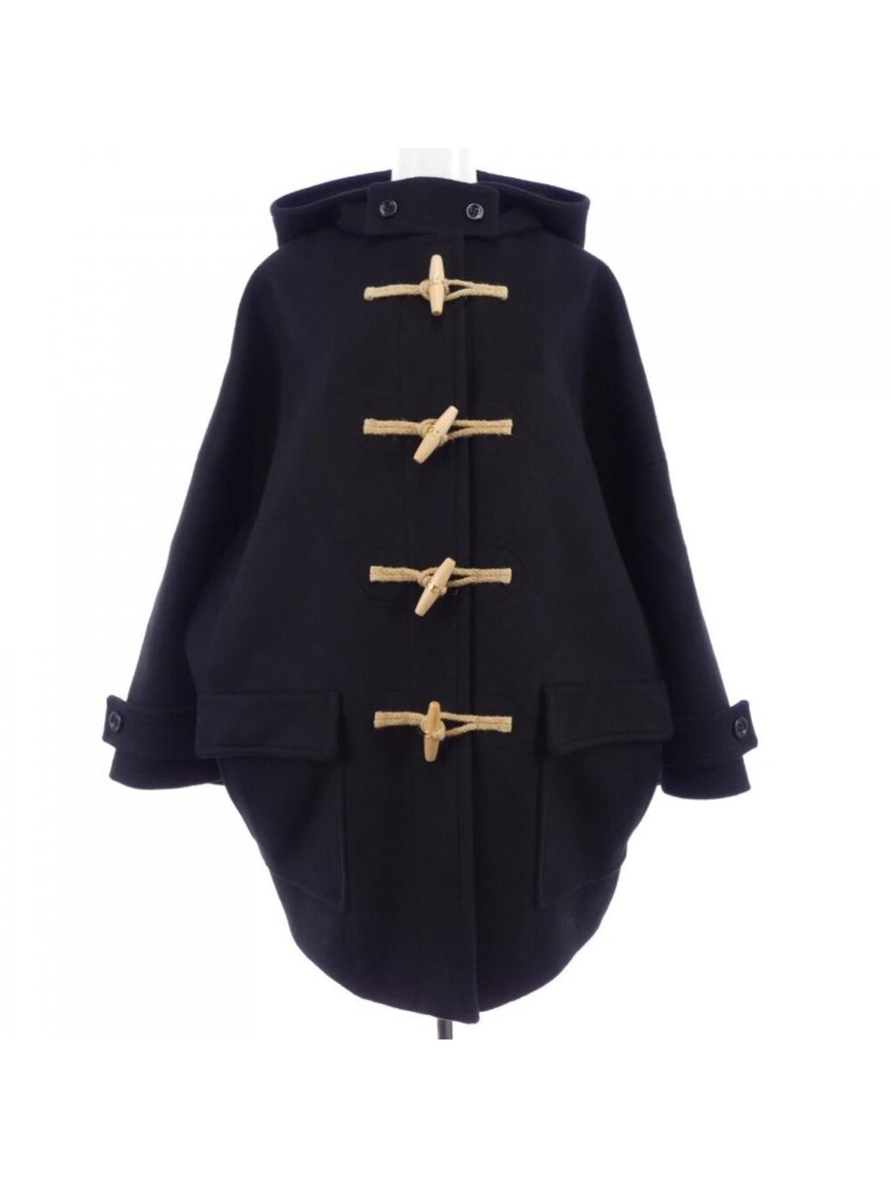 Celine Duffle Coat Black